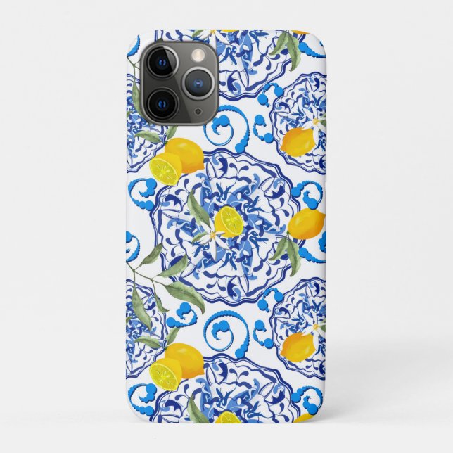 Funda De Case-Mate Para iPhone Cítricos de verano, boho, bohemio, floral  (Reverso)
