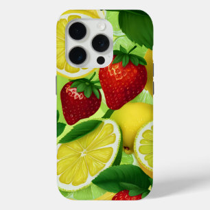 Funda Para iPhone 15 Pro Citrus Bayas Frescas