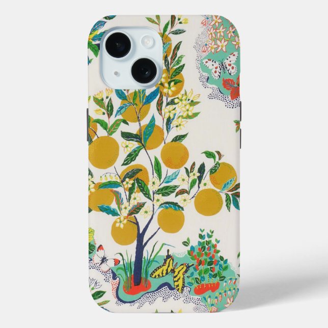 Funda De Case-Mate Para iPhone Citrus Garden (Reverso )