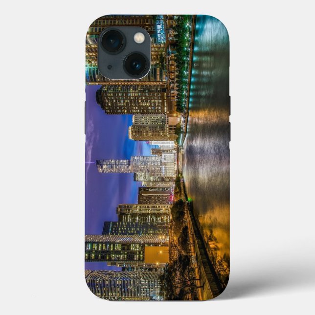 Funda De Case-Mate Para iPhone city of chicago with the magnificent river (Reverso )