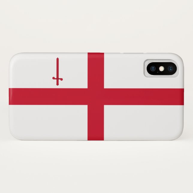Funda De Case-Mate Para iPhone City of London (Inglaterra) (Capital del Reino Uni (Reverso (horizontal))