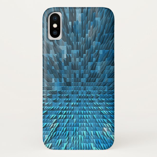 Funda De Case-Mate Para iPhone Ciudad Azul..... (Reverso)