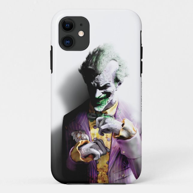 Funda De Case-Mate Para iPhone Ciudad Batman Arkham | Joker (Reverso)