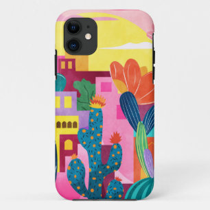 Funda Para iPhone 11 Ciudad de Cactus