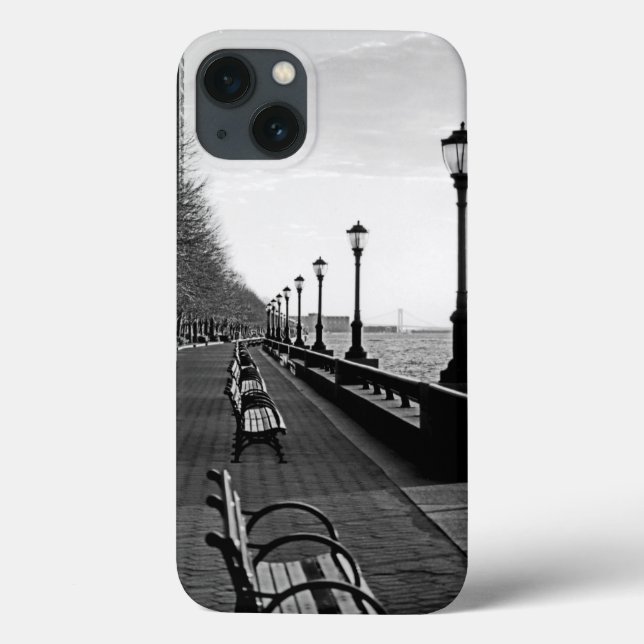 Funda De Case-Mate Para iPhone Ciudad de Parque de Batería I (Reverso)