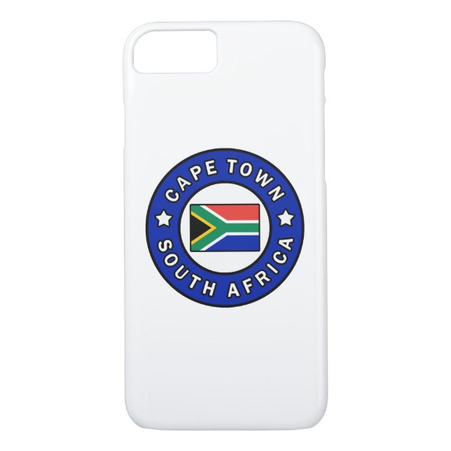 Funda De Case-Mate Para iPhone Ciudad del Cabo Sudáfrica (Reverso)