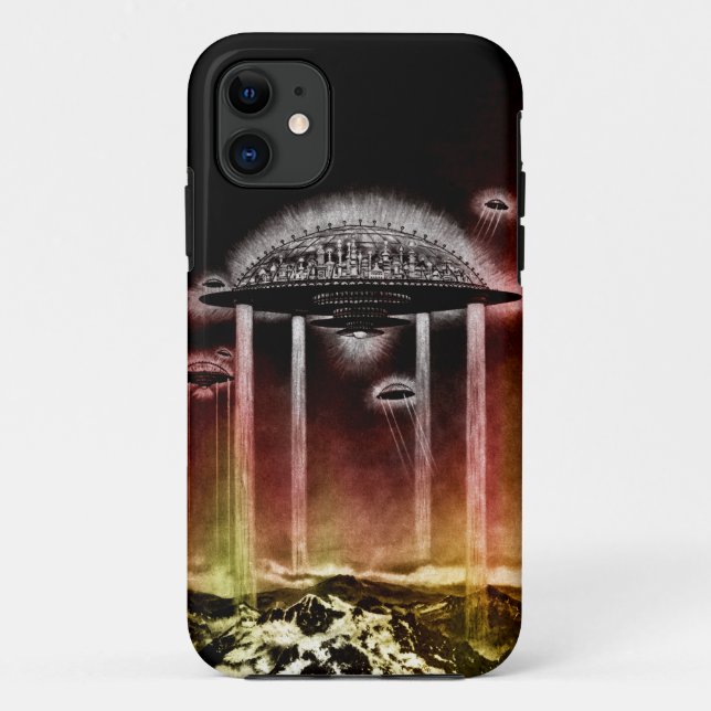 Funda De Case-Mate Para iPhone Ciudad del futuro (Reverso)