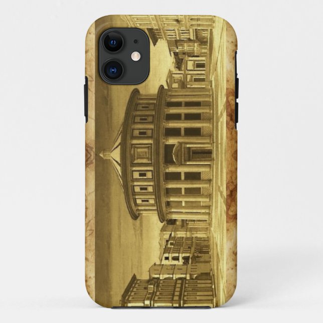 Funda De Case-Mate Para iPhone CIUDAD IDEAL. Parche antiguo (Reverso)