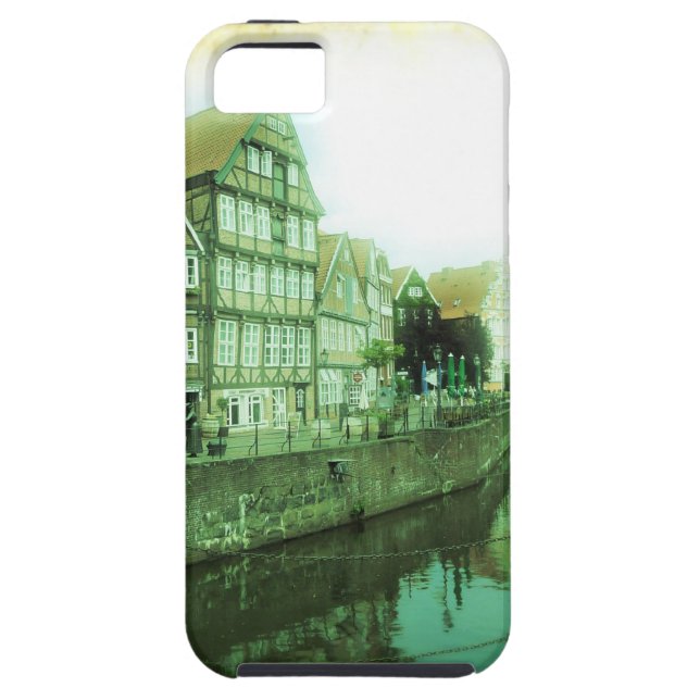 Funda De Case-Mate Para iPhone ciudad vieja alemana (Atrás)
