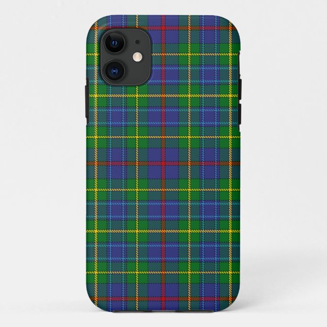Funda De Case-Mate Para iPhone Clan Bailey Tartan Plaid (Reverso)