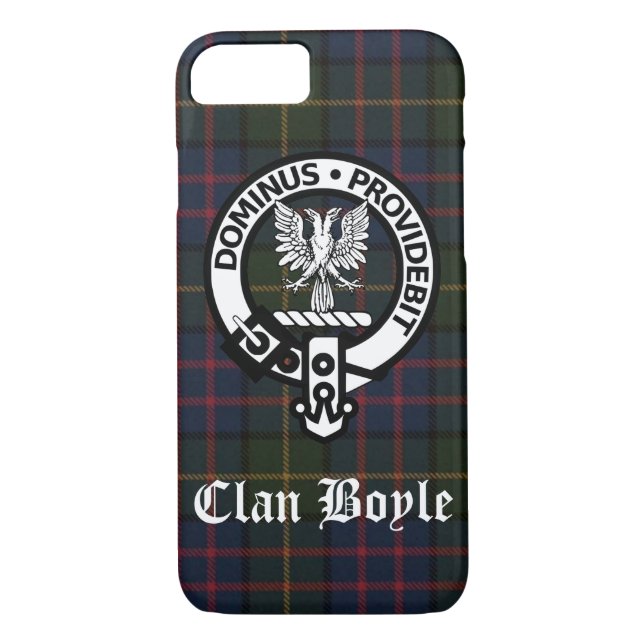 Funda De Case-Mate Para iPhone Clan Boyle Escudo Badge & Tartan (Reverso)