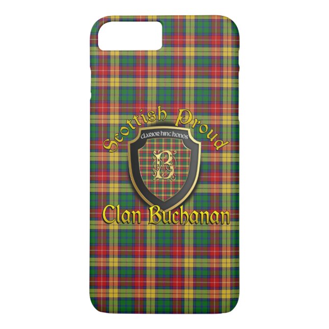 Funda De Case-Mate Para iPhone Clan Buchanan Orgulloso Escocés iPhone 7 (Reverso)