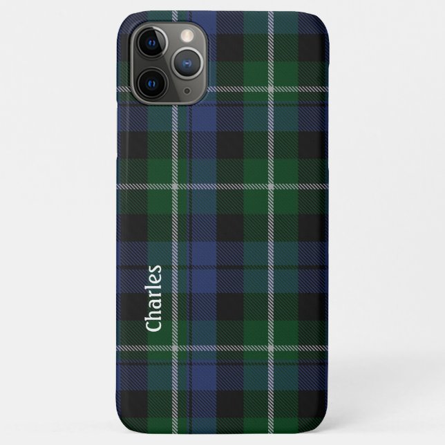 Funda De Case-Mate Para iPhone Clan Campbell Tartan Plaid  (Reverso)