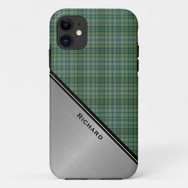 Funda De Case-Mate Para iPhone Clan Currie Tartan Plaid iPhone 5S funda (Reverso)