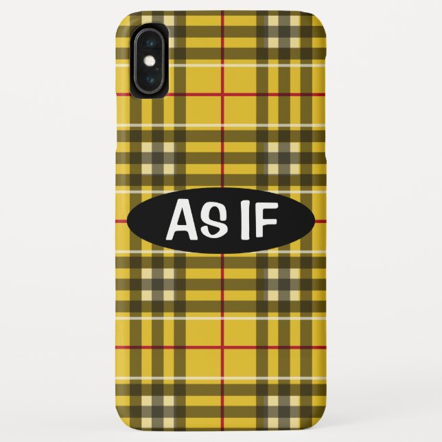 Funda De Case-Mate Para iPhone Clan de moda MacLeod Plaid (Reverso)