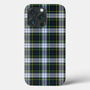 Funda Para iPhone 13 Pro Clan de plástico Gordon Tartan Green White Purple
