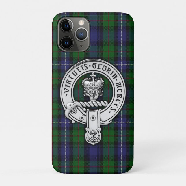Funda De Case-Mate Para iPhone Clan Donnachaidh (Robertson) Escudo /Hunting Tartá (Reverso)