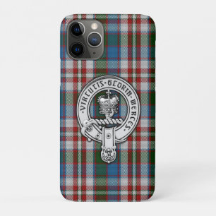 Funda Para iPhone 11 Pro Clan Donnachaidh (Robertson) Escudo y Vestido Tart