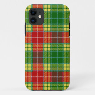 Funda Para iPhone 11 Clan escocés Buchanan Tartan Plaid