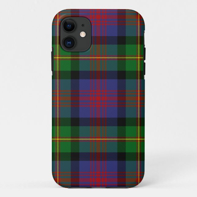 Funda De Case-Mate Para iPhone Clan escocés Logan Tartan Plaid (Reverso)