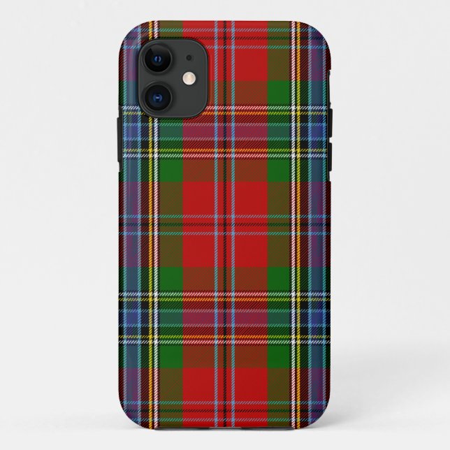 Funda De Case-Mate Para iPhone Clan escocés MacLean de Duart Tartán Plaid (Reverso)