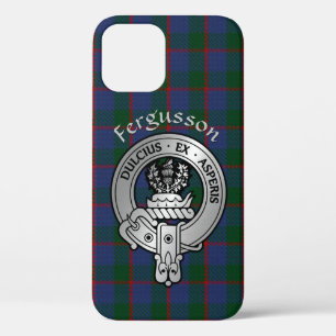 Funda Para iPhone 12 Clan Fergusson Escudo y Tartán