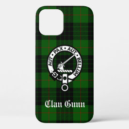 Funda Para iPhone 12 Clan Gunn Escudo Badge y Tartán