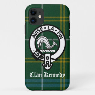 Funda Para iPhone 11 Clan Kennedy Escudo Tartán