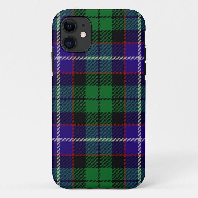 Funda De Case-Mate Para iPhone Clan Mitchell Tartán Plaid (Reverso)