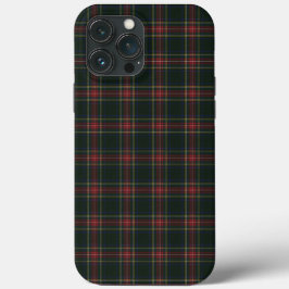 Funda Para iPhone 13 Pro Max Clan Stewart Black Tartan