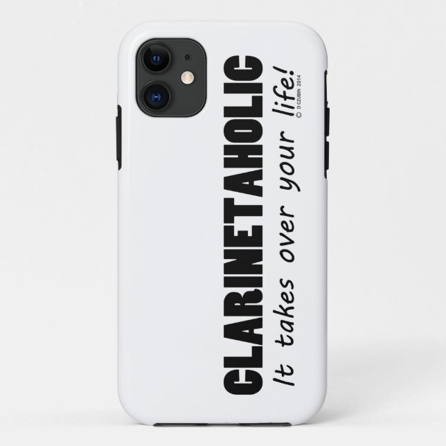 Funda De Case-Mate Para iPhone Clarinetaholic Life (Reverso)