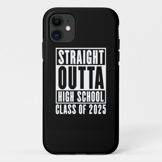 Funda De Case-Mate Para iPhone Clase de bachillerato directo de 2025 (Reverso)
