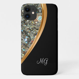 Funda Para iPhone 11 Clásicas damas brillantes Monograma