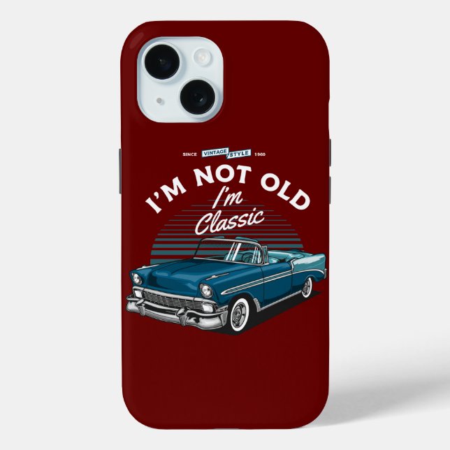 FUNDA DE Case-Mate PARA iPhone CLÁSICO CHEVY BEL AIRE CONVERTIBLE 1956 (Reverso )