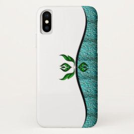 Funda Para iPhone X Clásico de elegancia en azul