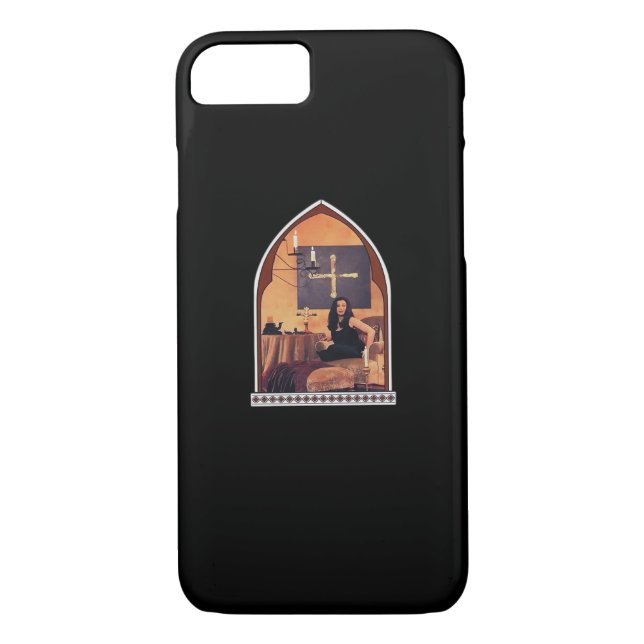 Funda De Case-Mate Para iPhone Clásico de la Ventana Catedral Whimsigothic (Reverso)