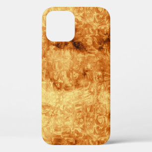 Funda Para iPhone 12 Clásico Golden Daisy Reflexiona Resumen Funda-Mat