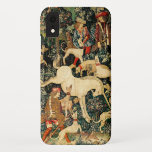 Funda Para iPhone XR Clásico medieval de Tapestries de Unicornio defien