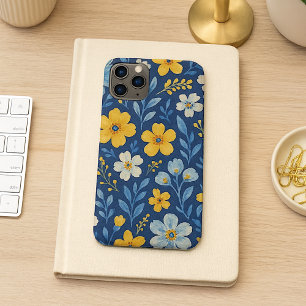 Funda Para iPhone 11 Pro Max Clásico Patrón de Arte Floral Mediterráneo Étnico