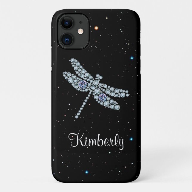 Funda De Case-Mate Para iPhone Clásicos Diamantes de imitación de la Naturaleza e (Reverso)