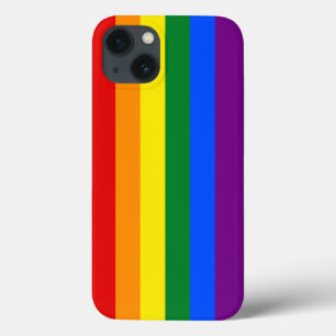 Funda Para iPhone 13 Classic LGBTQ Rainbow Pride Flag