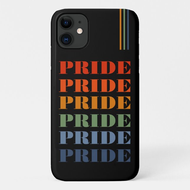 Funda De Case-Mate Para iPhone Classic Pride LGBTQ Guay (Reverso)