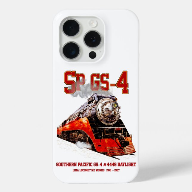 Funda De Case-Mate Para iPhone Classic Southern Pacific GS-4 Steam Locomotive (Reverso )