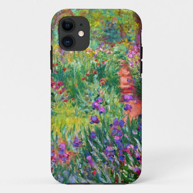 Funda De Case-Mate Para iPhone Claude Monet: El jardín Iris de Giverny (Reverso)