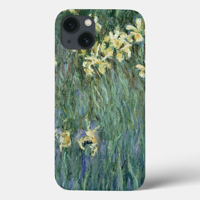Funda De Case-Mate Para iPhone Claude Monet el | los iris amarillos (Reverso)