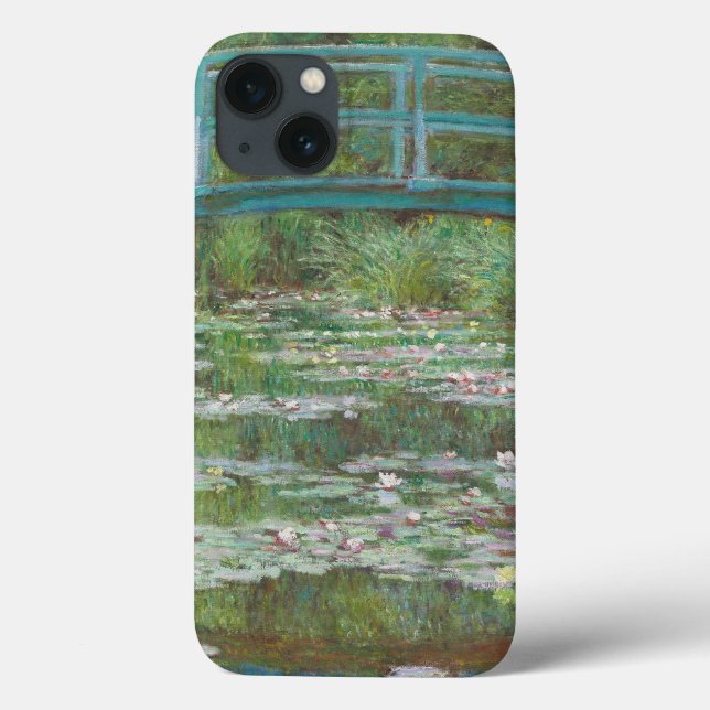 Funda De Case-Mate Para iPhone Claude Monet | El puente japonés de 1899 (Reverso)