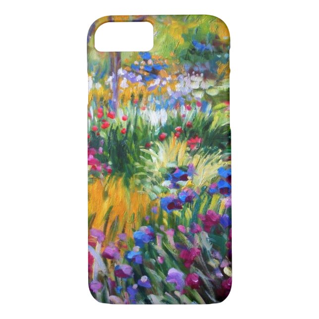 Funda De Case-Mate Para iPhone Claude Monet: Iris Garden by Giverny (Reverso)