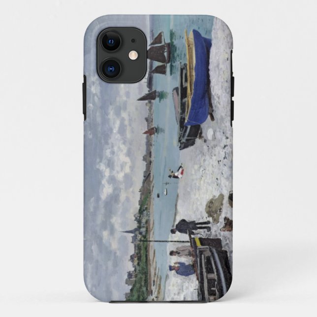 Funda De Case-Mate Para iPhone Claude Monet | Playa de Sainte-Adresse (Reverso)