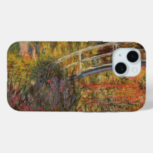 Funda Para iPhone 15 Claude Monet Puente Japonés Giverny Arte