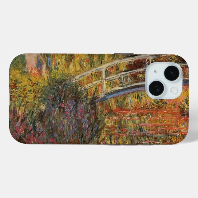 Funda De Case-Mate Para iPhone Claude Monet Puente Japonés Giverny Arte (Reverso (Horizontal))